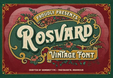 Creativefabrica Rosvard Font слив