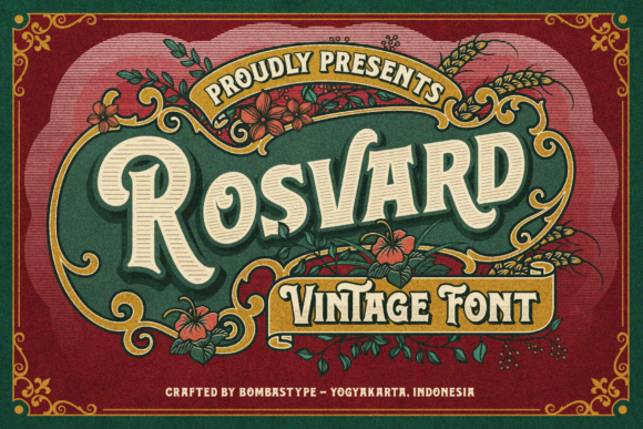 Creativefabrica Rosvard Font слив курса