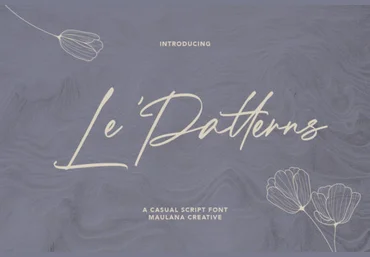 Creativefabrica Le Patterns Font слив