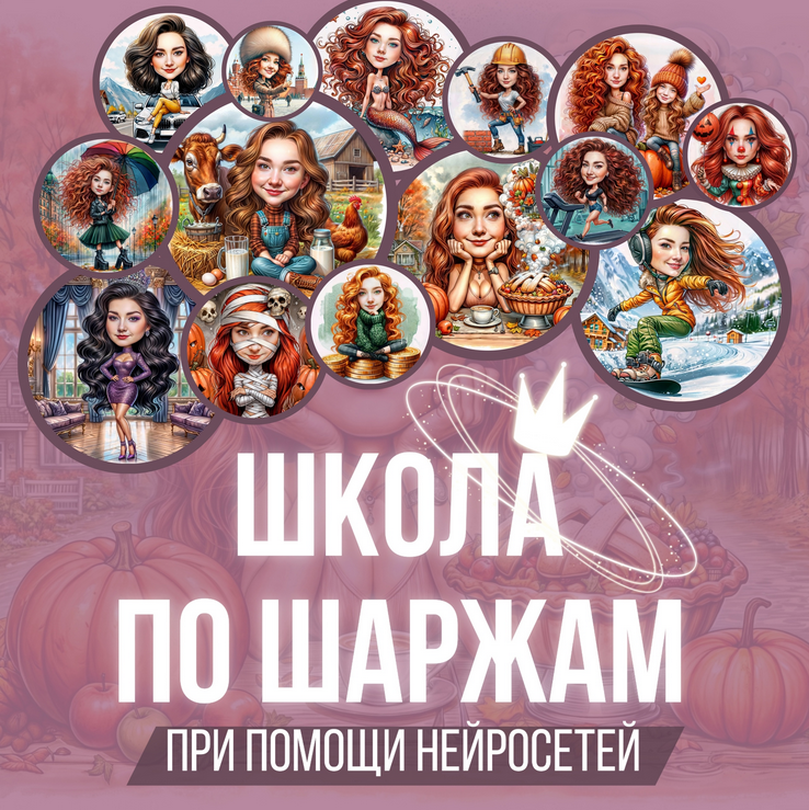 Elli Neuroart Школа по шаржам с помощью нейросетей 2025 слив курса