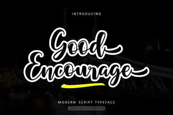 Creativefabrica Good Encourage Font слив курса