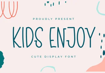 Creativefabrica Kids Enjoy Font 2021 слив