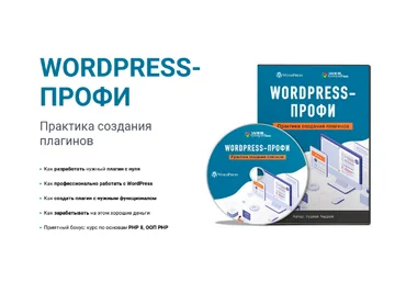 webformyself «WordPress-Профи. Практика создания плагинов» 2022 скачать слив