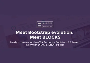 Bootstrap 3 EVO BLOCKS framework $49 скачать слив