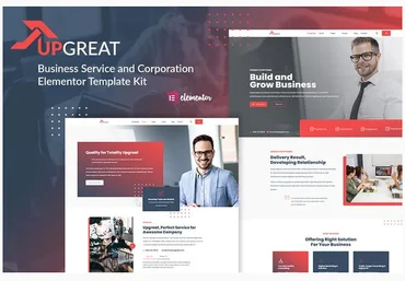 Themeforest Upgreat - Business Service Corporate Elementor Template Kit скачать слив