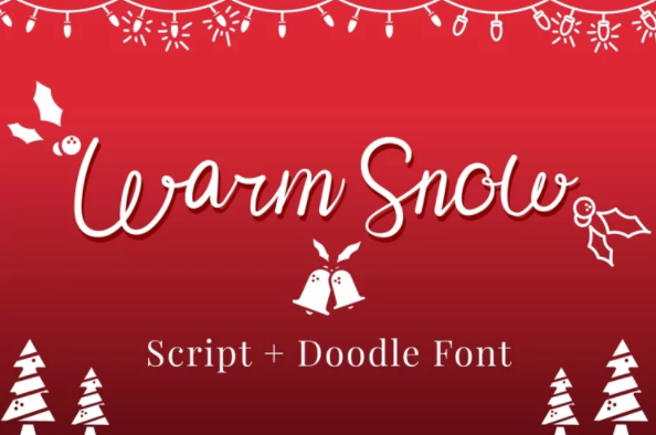 Fontbundles Warm Snow Font 2022 слив курса