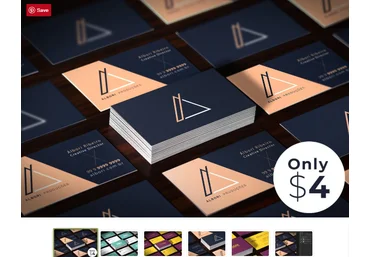 Creativemarket Business Card Mockup Ultra Realistic 2019 слив