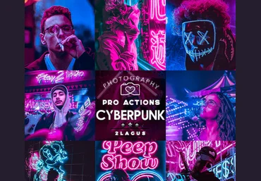 Graphicriver Cyberpunk - Life Styles Photoshop Action 2020 слив
