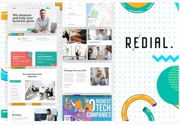 Themeforest Redial - Corporate & Business Template Kit слив