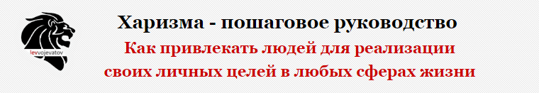 «Харизма - пошаговое руководство» - Вожеватов 2015 слив курса