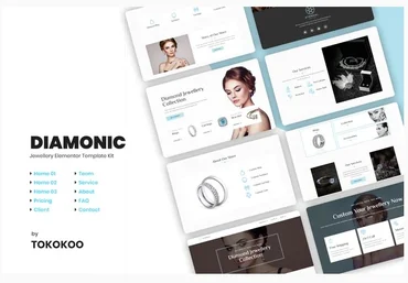 Themeforest Diamonic - Jewellery Store Elementor Template Kit слив