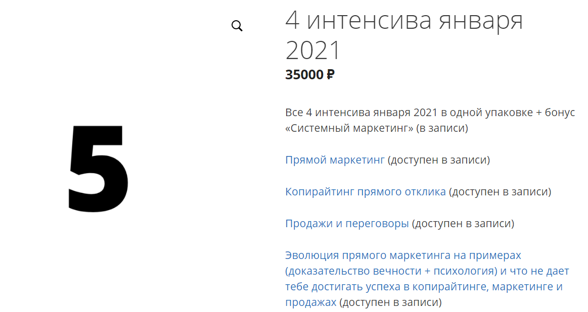 Василий Смирнов 4 интенсива января 2021 слив курса