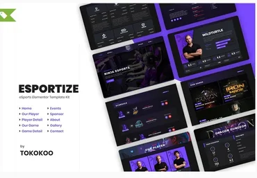 Themeforest Esportize - eSports & Gaming Elementor Template Kit слив
