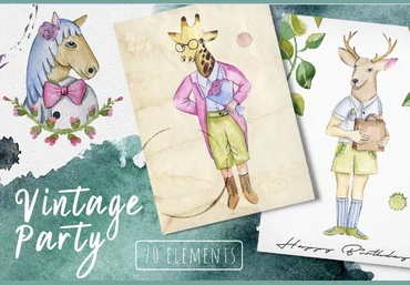Creativemarket Vintage Party скачать слив