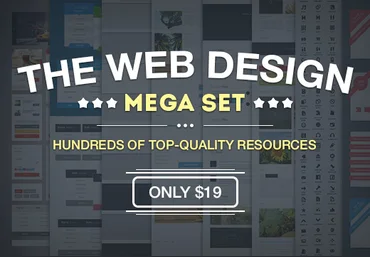 Мега-набор элементов веб-дизайна inkydeals слив