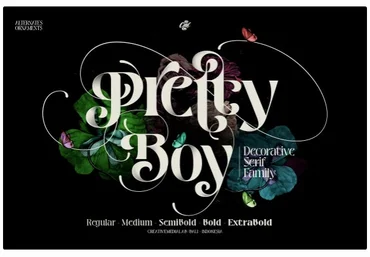 Creativemarket Pretty Boy Font 2021 скачать слив