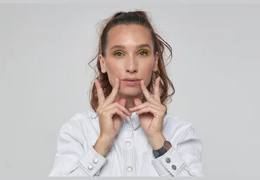 facepilates Дарья Орлова - Убираем морщины-марионетки 2023 слив