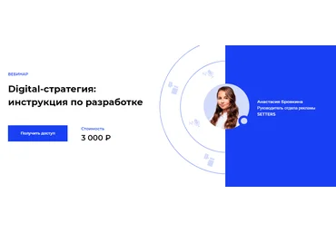 Setters Анастасия Бровкина Digital-стратегия инструкция по разработке 2020 слив
