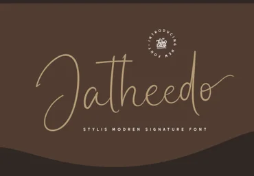 Creativefabrica Jatheedo Font 2021 слив