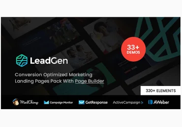 LeadGen - конструктор лендингов   300 элементов и 30 готовых шаблонов слив