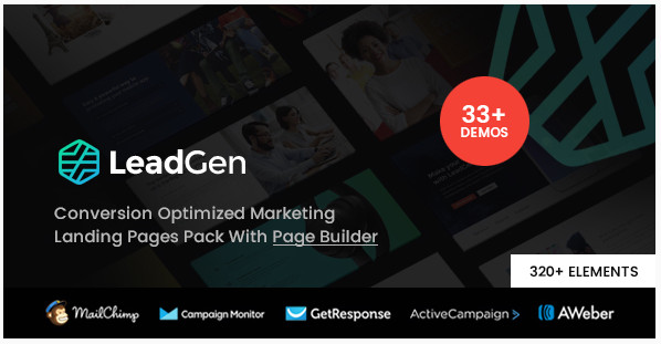 LeadGen - конструктор лендингов   300 элементов и 30 готовых шаблонов слив курса
