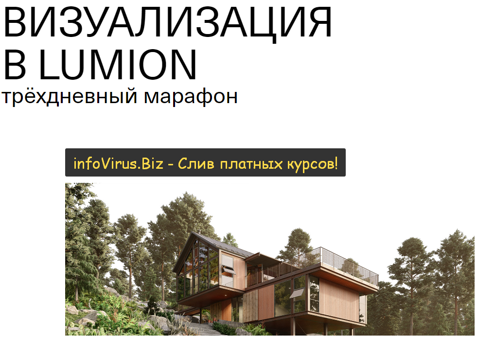 softculture Макс Ачковский Визуализация в Lumion 2021 слив курса