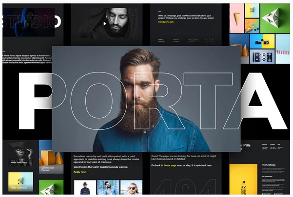 Themeforest Porta - Creative Portfolio Template Kit слив курса