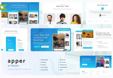 Themeforest Apper - App SaaS Elementor Template Kit скачать слив