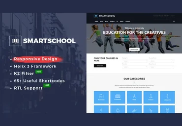 Smartaddons Sj SmartSchool v3.9.6 - тема для школы Joomla слив