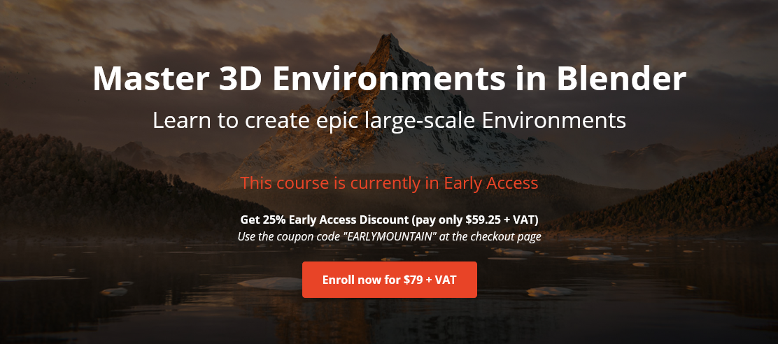 CGBoost Martin Klekner - Master 3D Environments in Blender 2021 слив курса