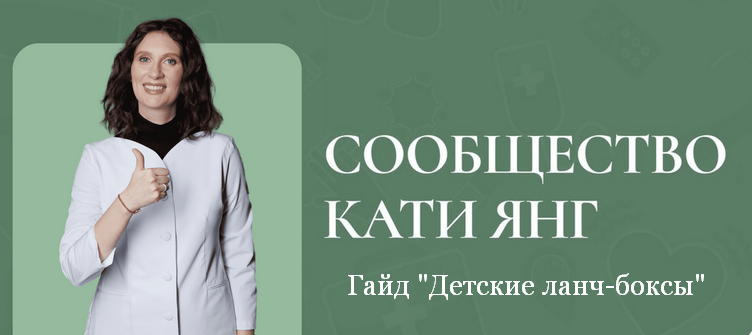 Катя Янг Гайд Детские ланч-боксы 2024 слив курса
