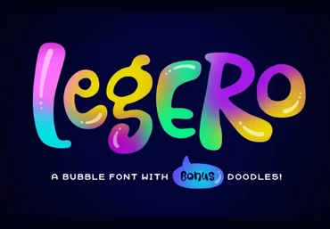Fontbundles Legero Font and Doodles 2022 слив