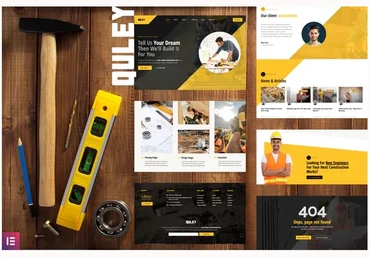 Themeforest Quley - Construction & Engineering Elementor Template Kit слив