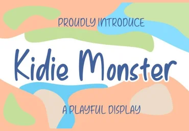 Creativefabrica Kidie Monster Font 2021 слив