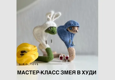 Ирина Ни iris_toys Змея в худи 2024 слив