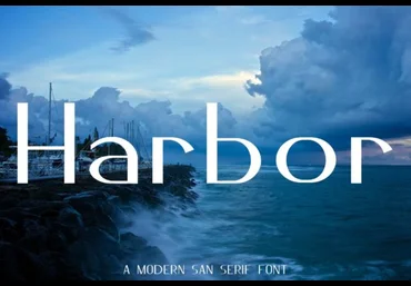 Creativefabrica Harbor Font 2021 слив