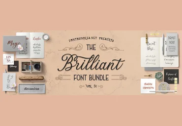 Fonts Бриллиантовый набор шрифтов для дизайнера слив