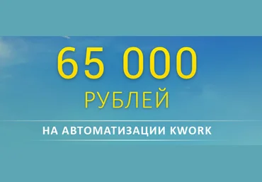 65 000 рублей на автоматизации Kwork - Нестерчук 2017 слив
