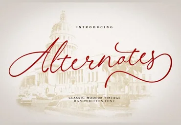 Creativefabrica Alternotes Font 2021 слив