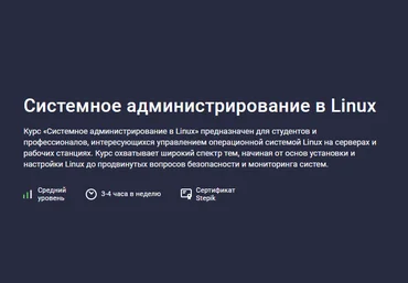Максим Дуплей Stepik Системное администрирование в Linux 2024 слив
