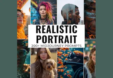 PowerfulStyle 200+ промптов для создания фотореалистичных портретов в Midjourney 2025 слив