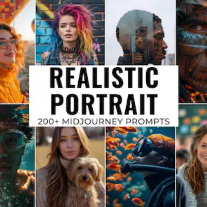 PowerfulStyle 200+ промптов для создания фотореалистичных портретов в Midjourney 2025 слив курса