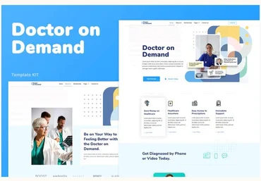 Themeforest Doctor on Demand – Online Consultations Elementor Template Kit слив