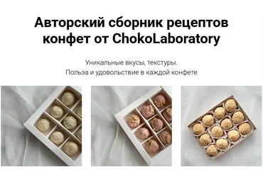 ChokoLaboratory Авторский сборник рецептов конфет 2025 слив