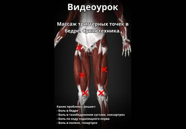 Артём Пак Массаж триггерных точек в бедре 2024 слив
