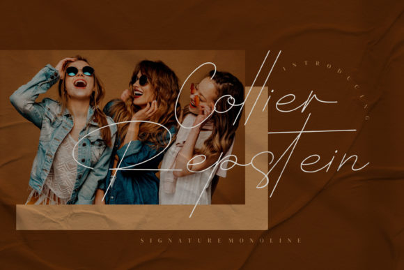 Creativefabrica Collier Repstein Font 2021 слив курса