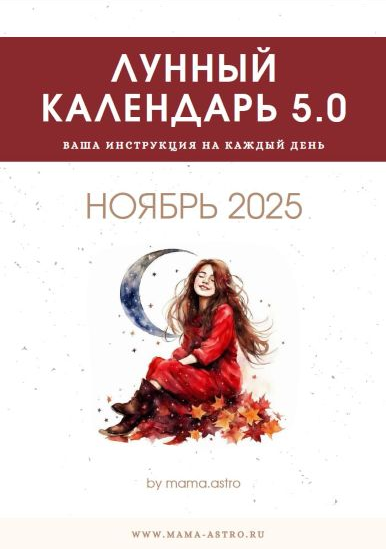 mama.astro Лунный календарь 5.0. Ваш инструмент на каждый день Ноябрь 2025 слив курса