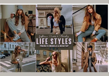 Elements.Envato Life Styles Photoshop Action & Lightrom Presets 2021 скачать слив