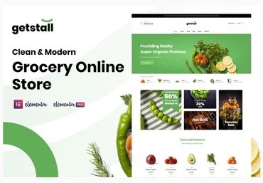 Themeforest Getstall - Grocery Store Elementor Template Kit слив