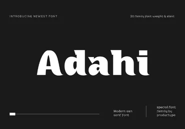 Creativemarket Adahi Font 2022 слив